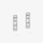 [Imperial Jewelrys]Diamond Pave_ Hoop Earrings Move