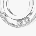 [Imperial Jewelrys]Move Romane Small Diamond Hoop Earrings