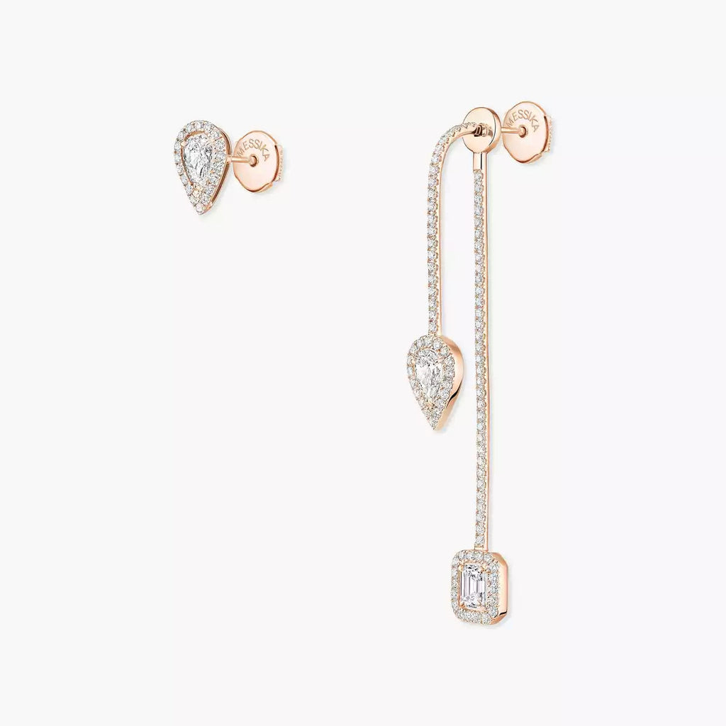 [Imperial Jewelrys]Diamond Drop Earrings My Twin