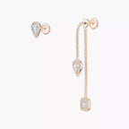 [Imperial Jewelrys]Diamond Drop Earrings My Twin