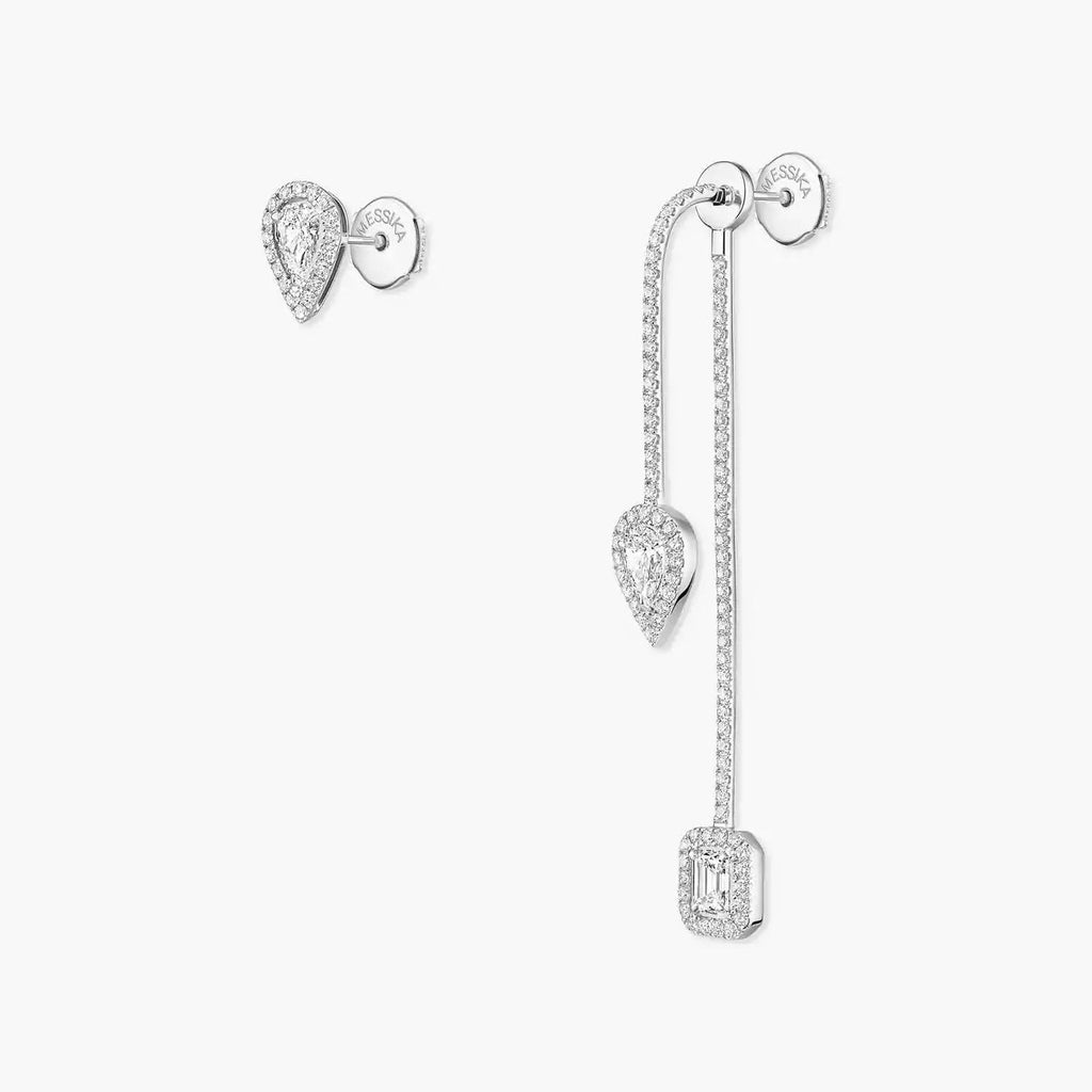 [Imperial Jewelrys]Diamond Drop Earrings My Twin