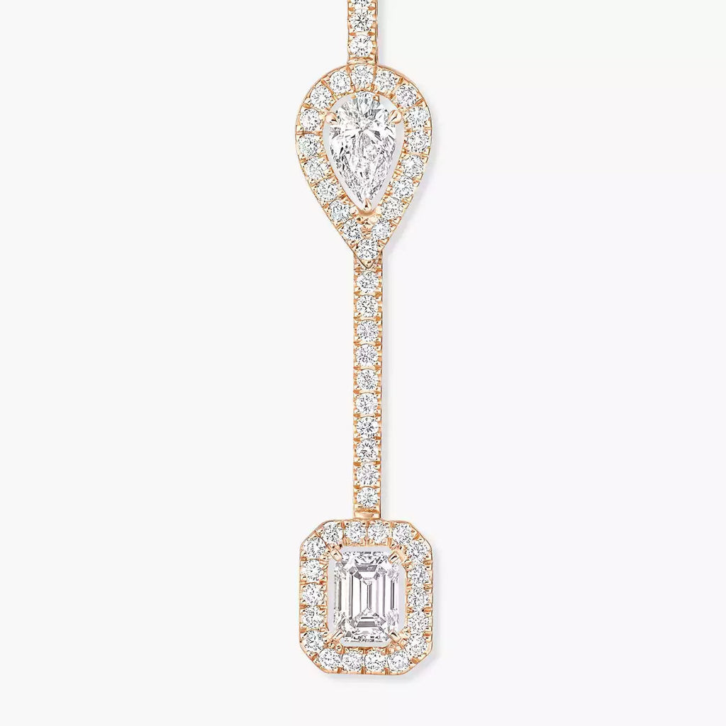 [Imperial Jewelrys]Diamond Drop Earrings My Twin