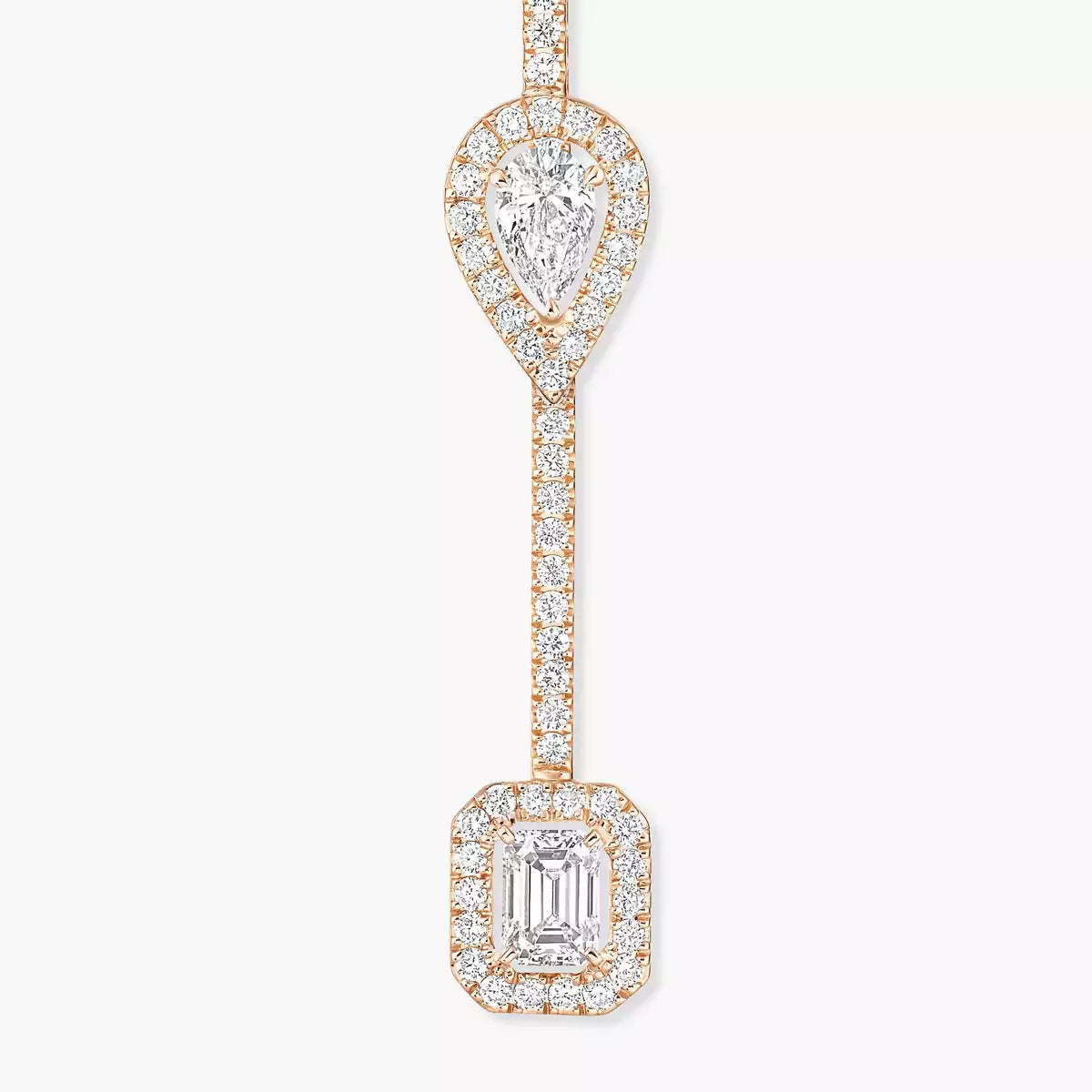 [Imperial Jewelrys]Diamond Drop Earrings My Twin