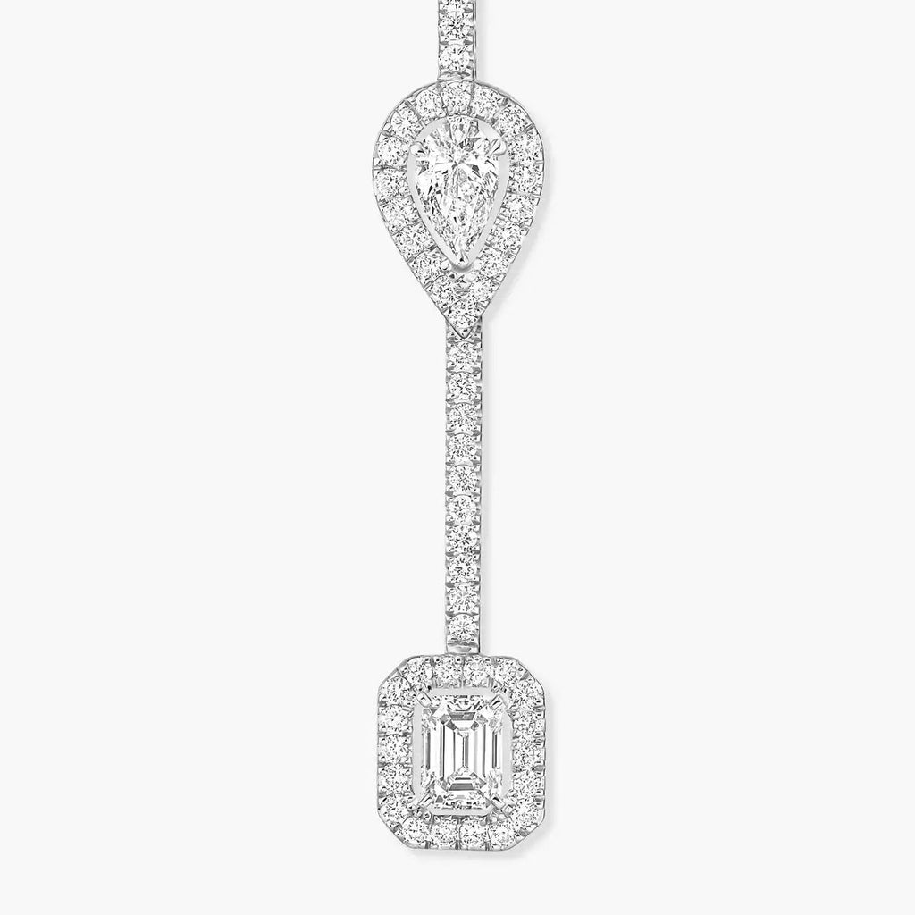 [Imperial Jewelrys]Diamond Drop Earrings My Twin