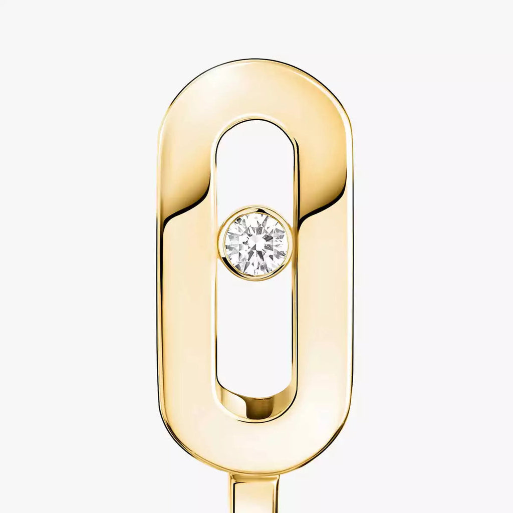 [Imperial Jewelrys]Diamond Mini Hoop Earrings Move Classique