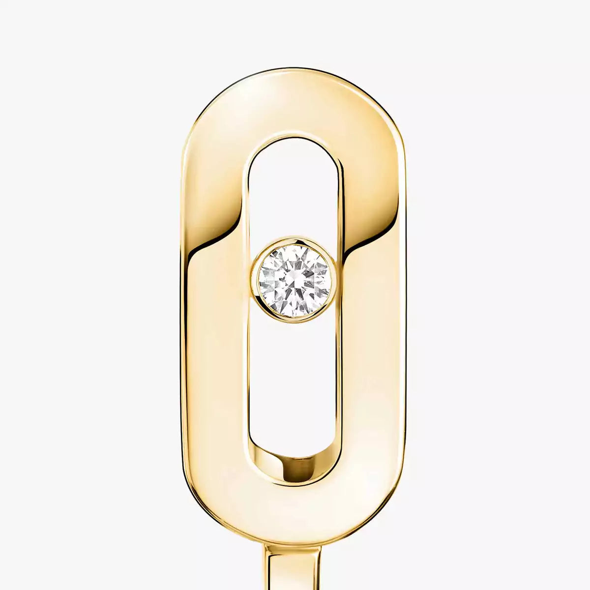 [Imperial Jewelrys]Diamond Mini Hoop Earrings Move Classique