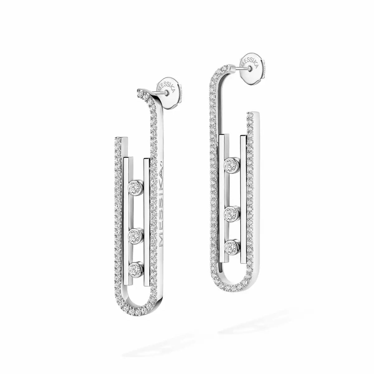 [Imperial Jewelrys]Diamond Pendant Earrings Move 10Th