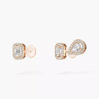 [Imperial Jewelrys]Diamond Earrings 0,10ct My Twin 1+2