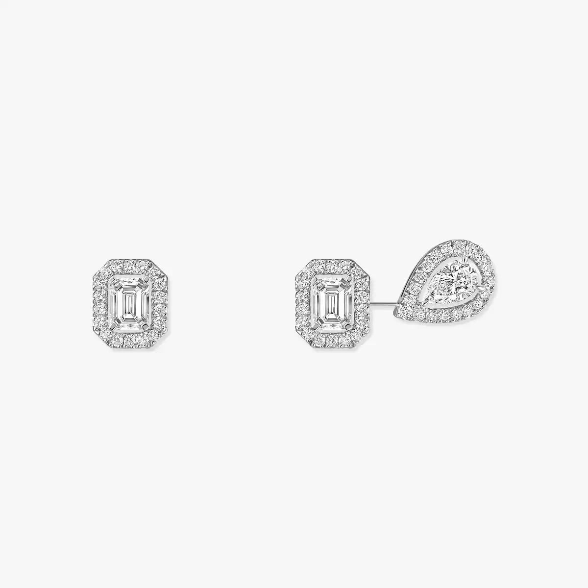 [Imperial Jewelrys]Diamond Earrings 0,10ct My Twin 1+2