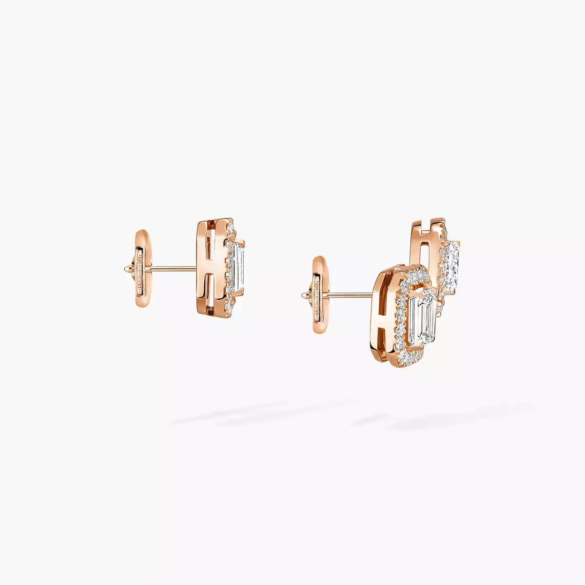 [Imperial Jewelrys]Diamond Earrings 0,10ct My Twin 1+2