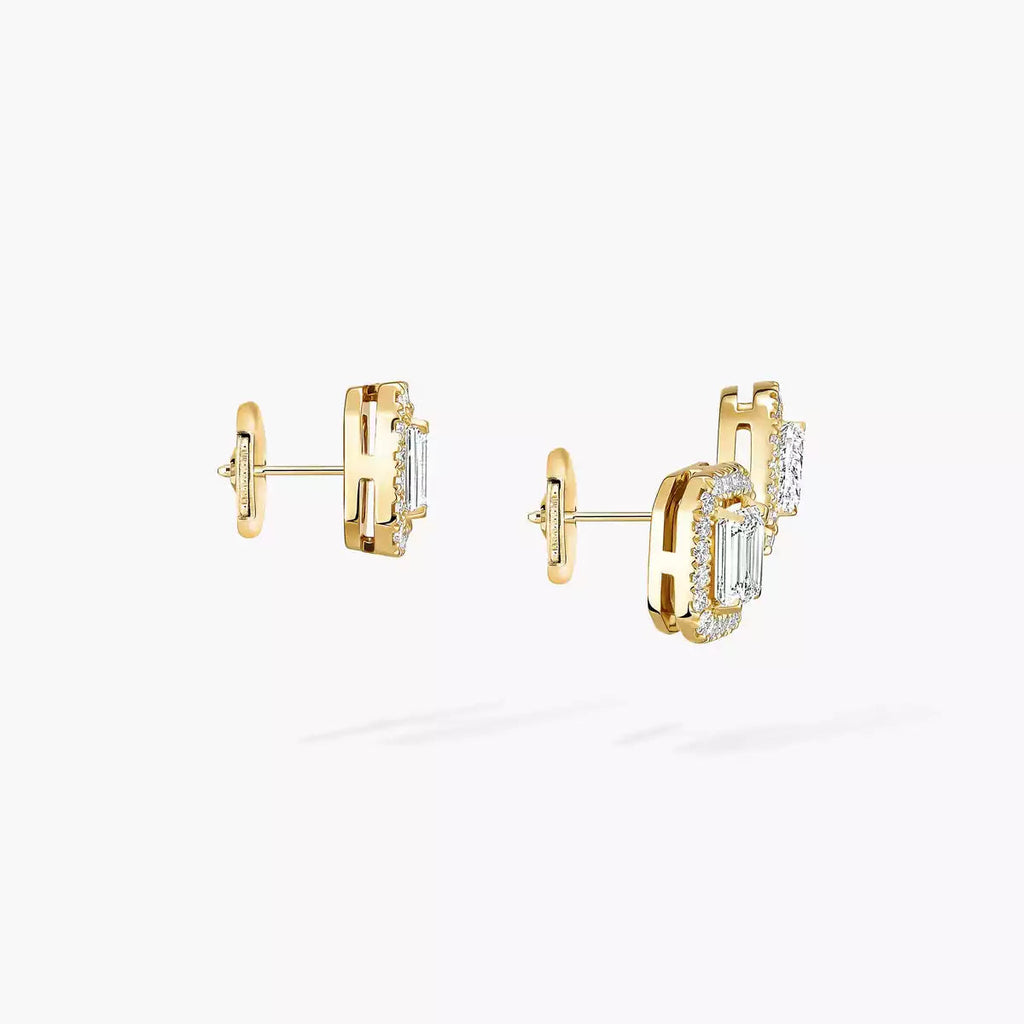 [Imperial Jewelrys]Diamond Earrings 0,10ct My Twin 1+2