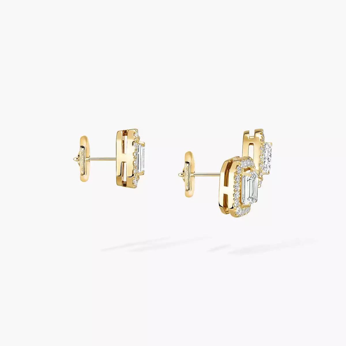 [Imperial Jewelrys]Diamond Earrings 0,10ct My Twin 1+2