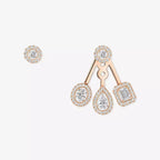 [Imperial Jewelrys] My Twin Trio  Diamond Earrings