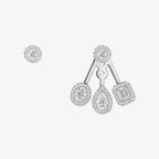 [Imperial Jewelrys] My Twin Trio  Diamond Earrings