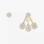 [Imperial Jewelrys] My Twin Trio  Diamond Earrings