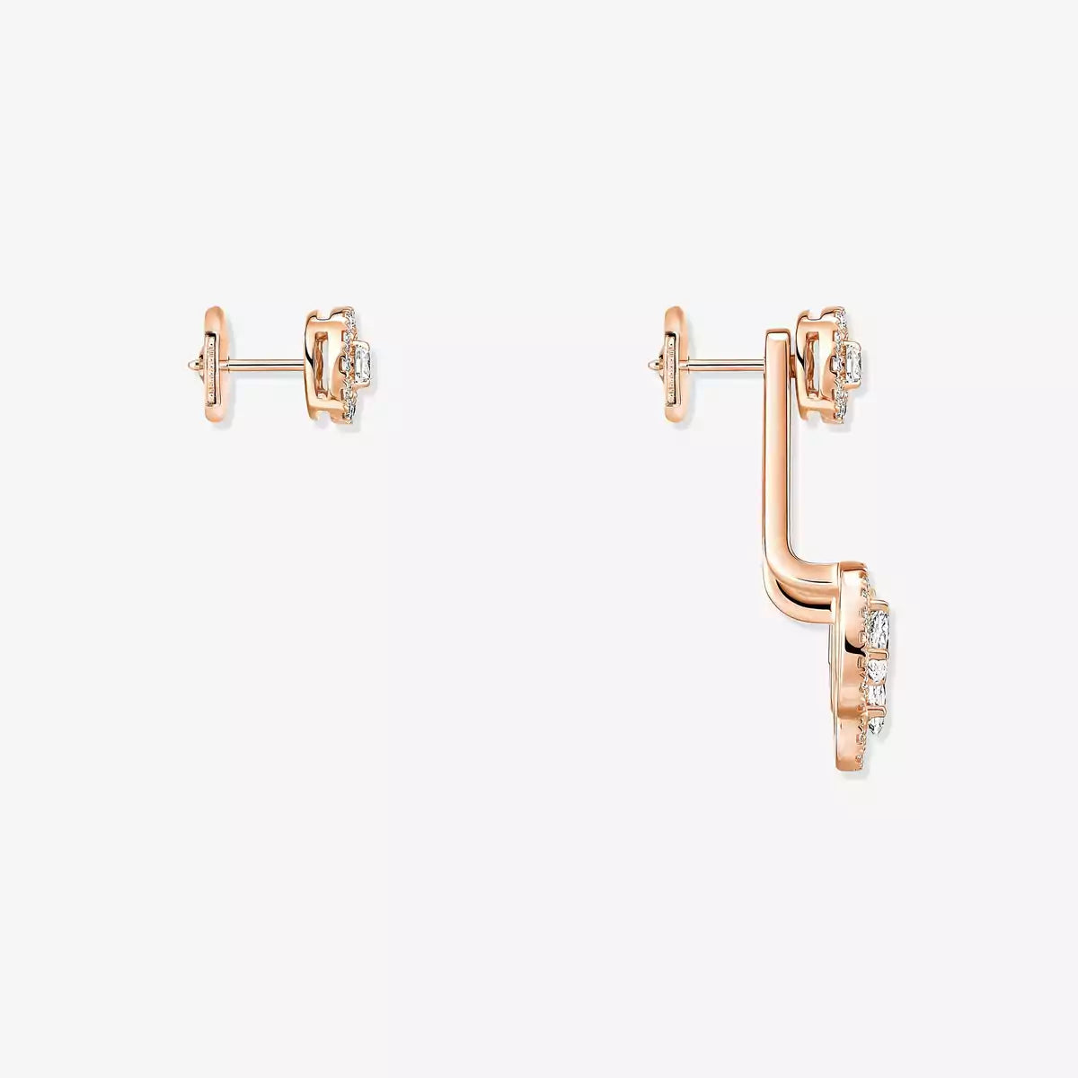 [Imperial Jewelrys] My Twin Trio  Diamond Earrings