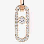 [Imperial Jewelrys]Move Link Diamond Earrings