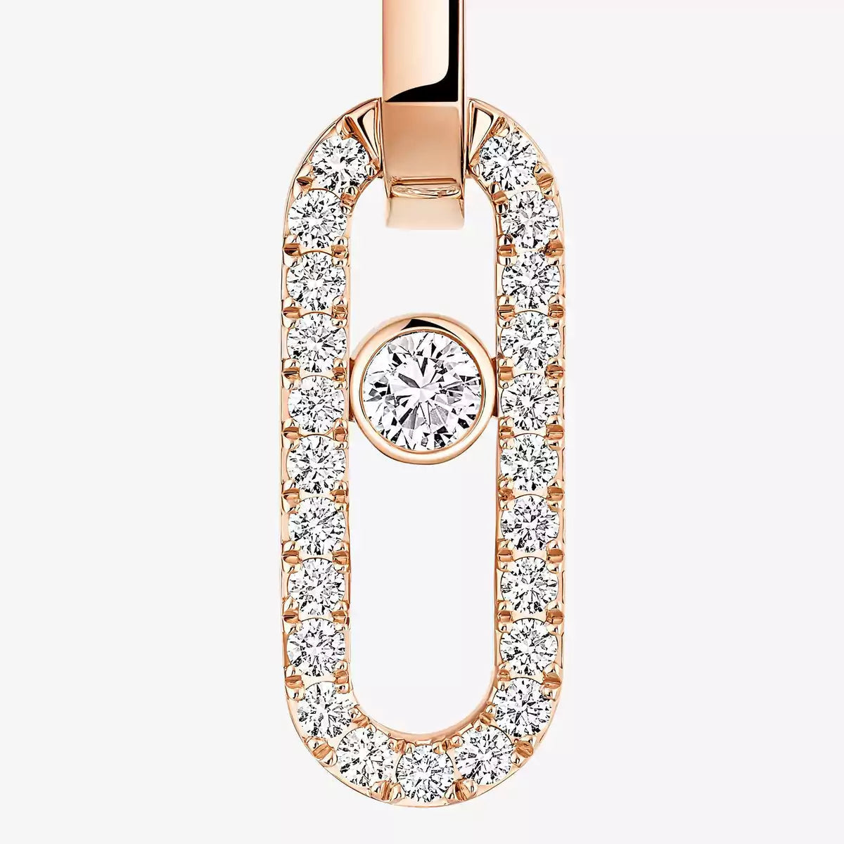 [Imperial Jewelrys]Move Link Diamond Earrings