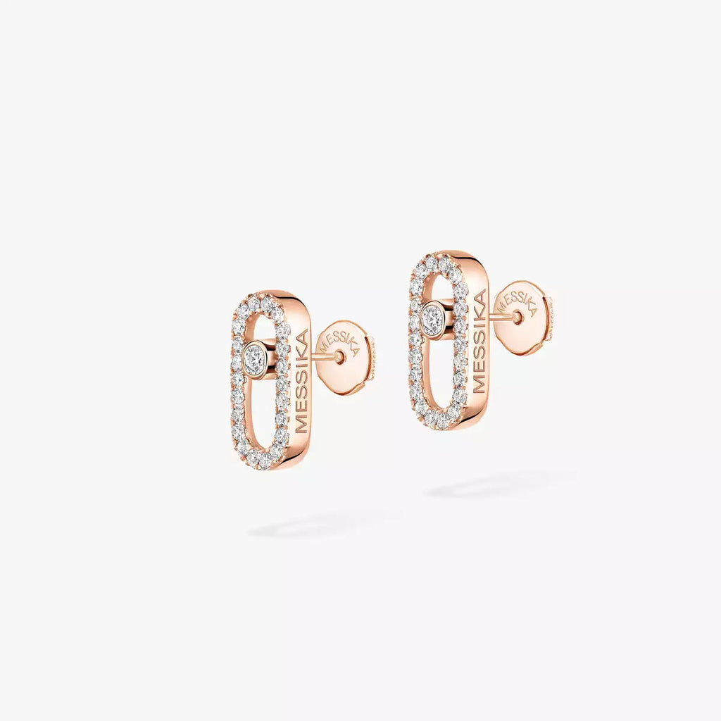 [Imperial Jewelrys]Move Uno Diamond Earrings