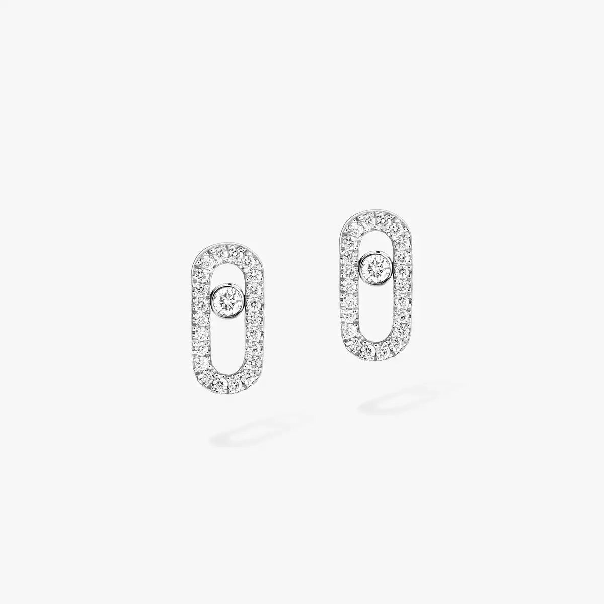 [Imperial Jewelrys]Move Uno Diamond Earrings