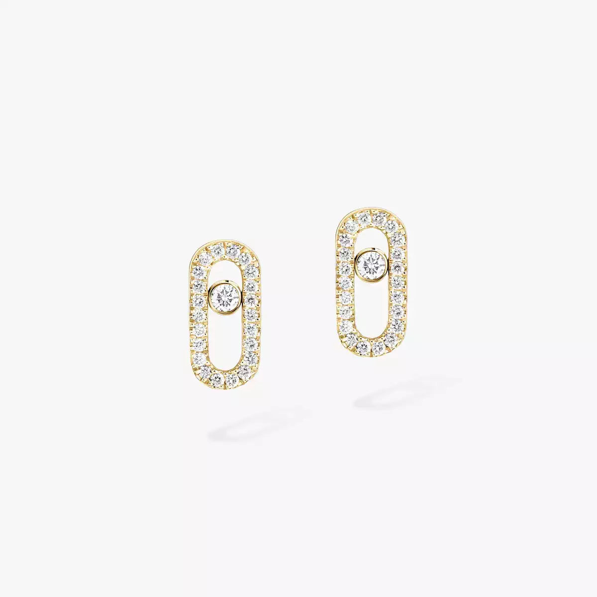 [Imperial Jewelrys]Move Uno Diamond Earrings