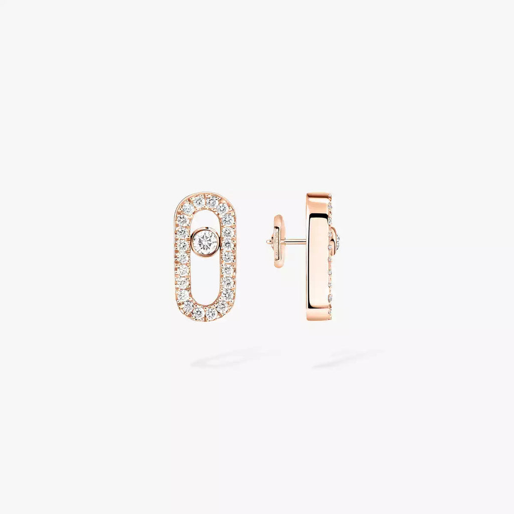 [Imperial Jewelrys]Move Uno Diamond Earrings