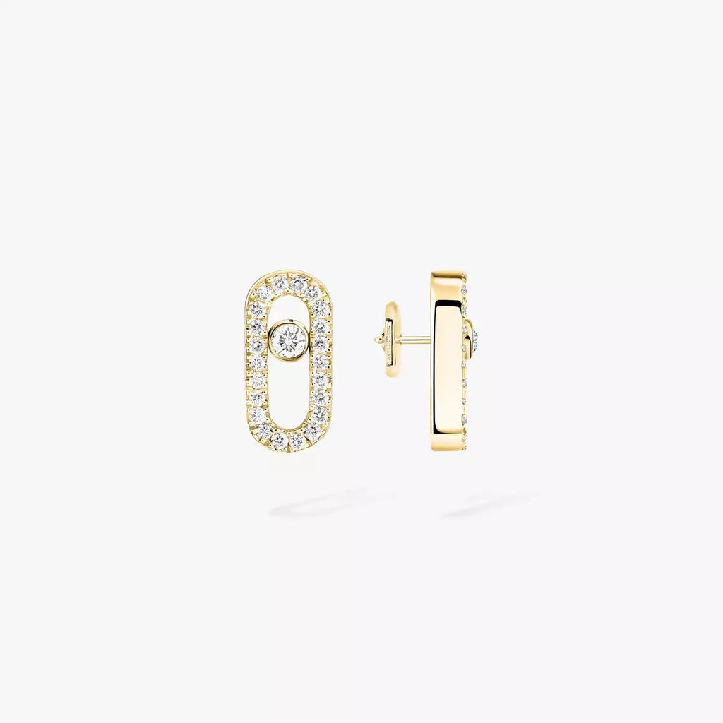 [Imperial Jewelrys]Move Uno Diamond Earrings