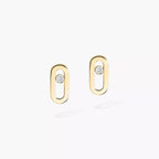 [Imperial Jewelrys]Move Uno Diamond Stud Earrings