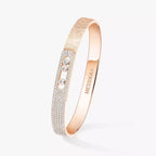 [Imperial Jewelrys]Move Noa Ciselé half pavé bangle