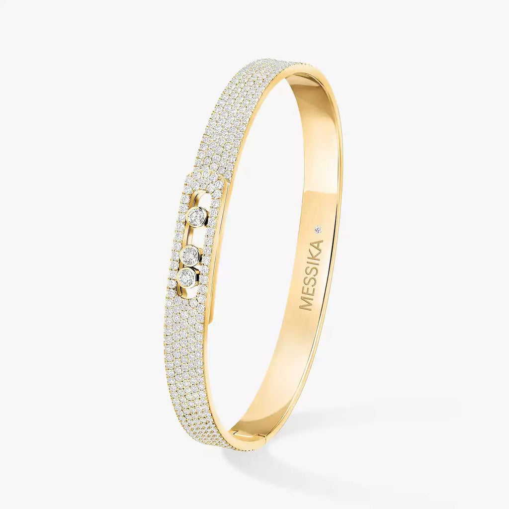 [Imperial Jewelrys]Move Noa Full Pavé Diamond Bangle Bracelet