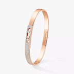 [Imperial Jewelrys]Move Noa Rose Gold Pavé Diamond Bangle Bracelet