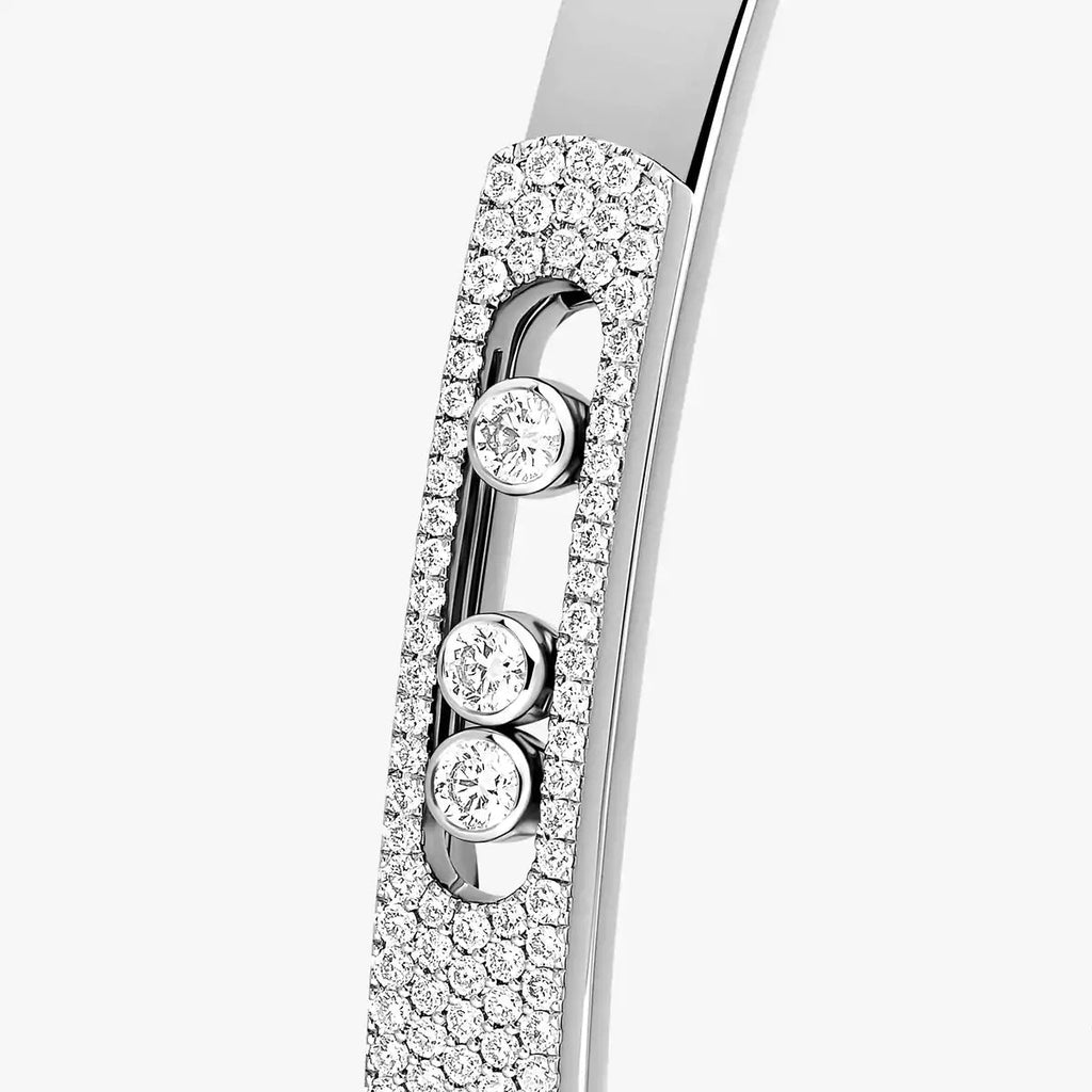 [Imperial Jewelrys]Move Noa Rose Gold Pavé Diamond Bangle Bracelet