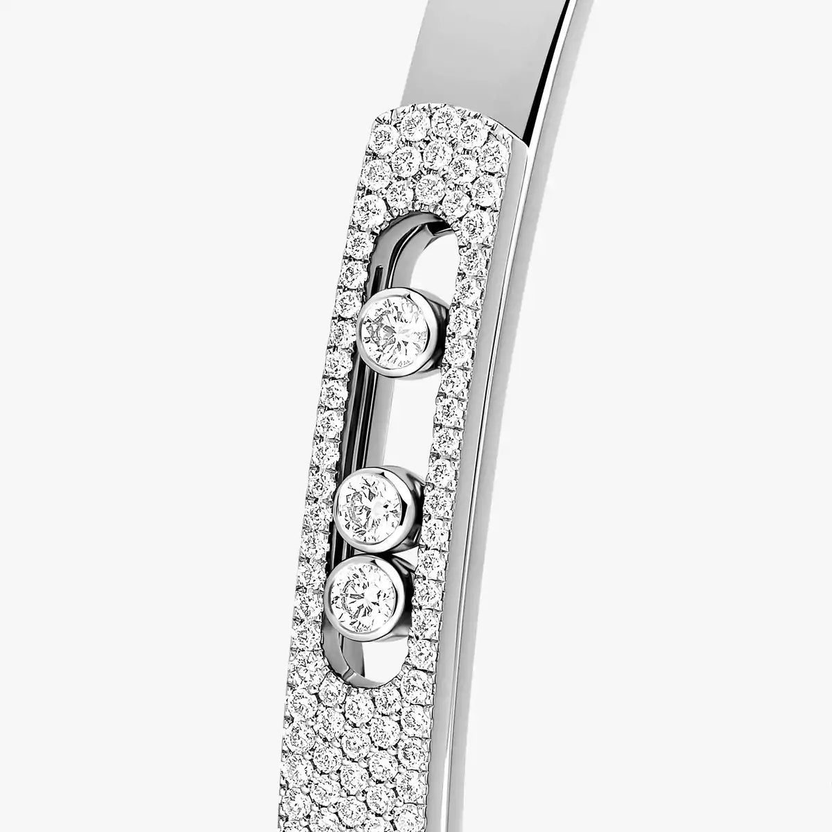 [Imperial Jewelrys]Move Noa Rose Gold Pavé Diamond Bangle Bracelet