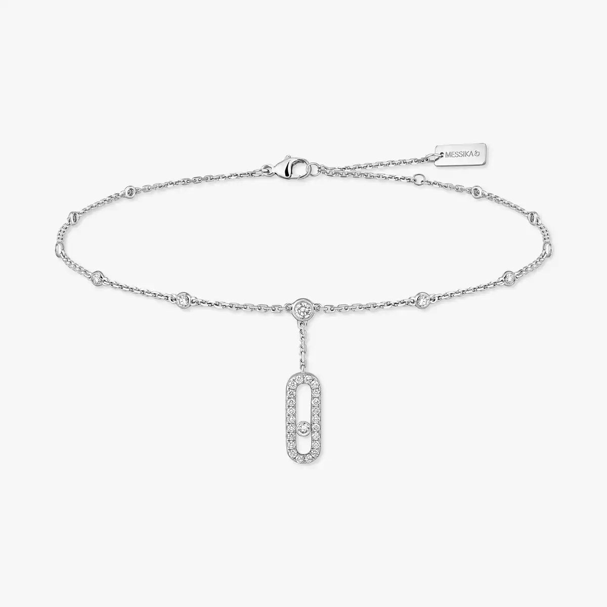 [Imperial Jewelrys] Move Uno pavé ankle bracelet