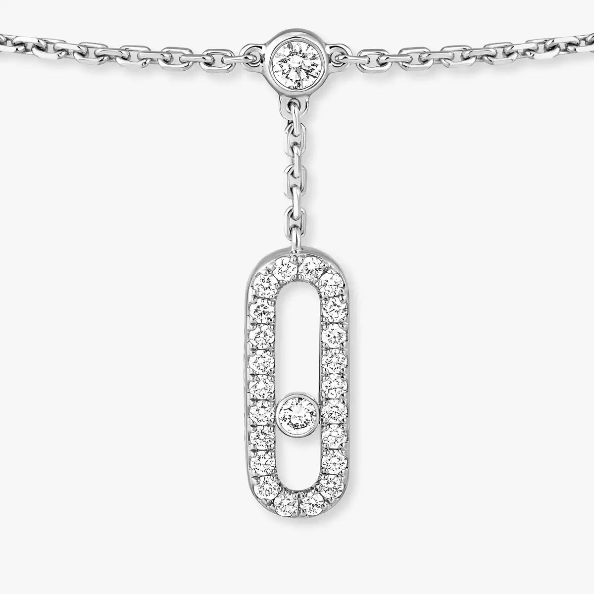 [Imperial Jewelrys] Move Uno pavé ankle bracelet