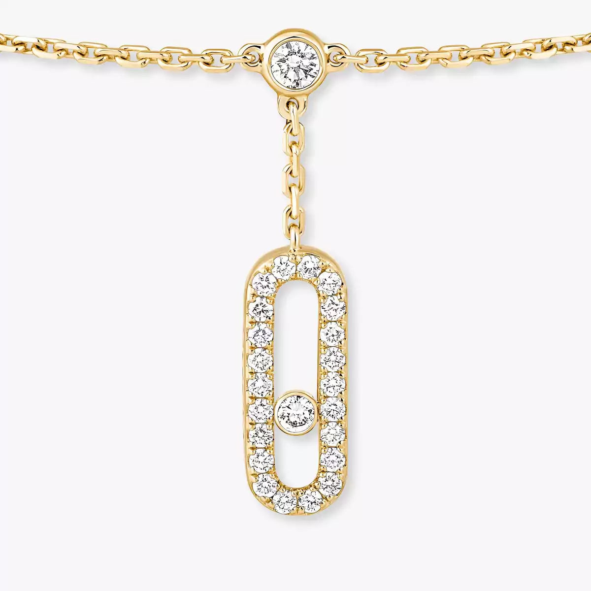 [Imperial Jewelrys] Move Uno pavé ankle bracelet