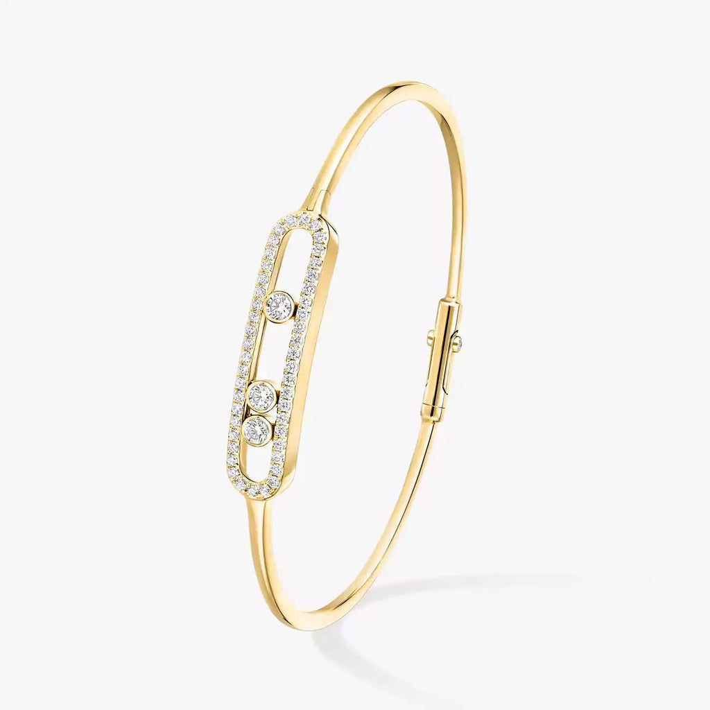 [Imperial Jewelrys]Move Pavé Diamond Bangle Bracelet M