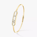 [Imperial Jewelrys]Move Pavé Diamond Bangle Bracelet M