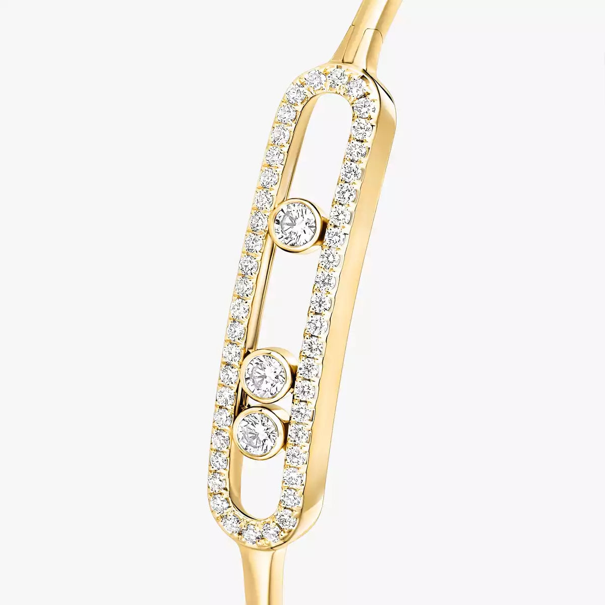 [Imperial Jewelrys]Move Pavé Diamond Bangle Bracelet M