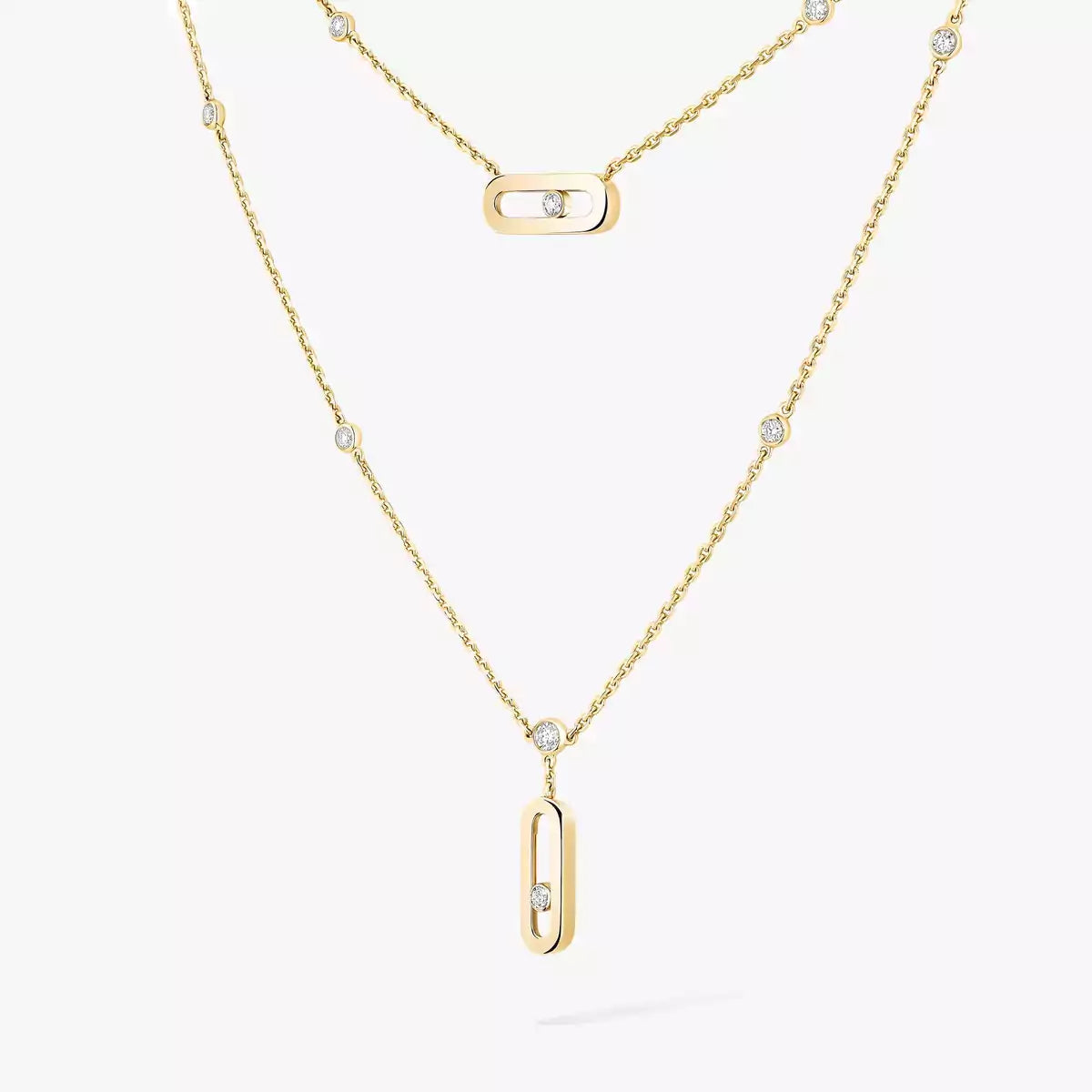 [Imperial Jewelrys] Move Uno Diamond Necklace