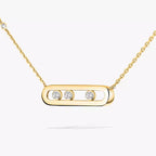 [Imperial Jewelrys] Baby Move Gold Diamond Necklace