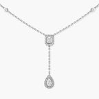 [Imperial Jewelrys]Gold Diamond Tie Necklace