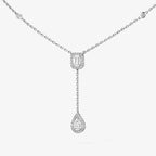 [Imperial Jewelrys]Gold Diamond Tie Necklace