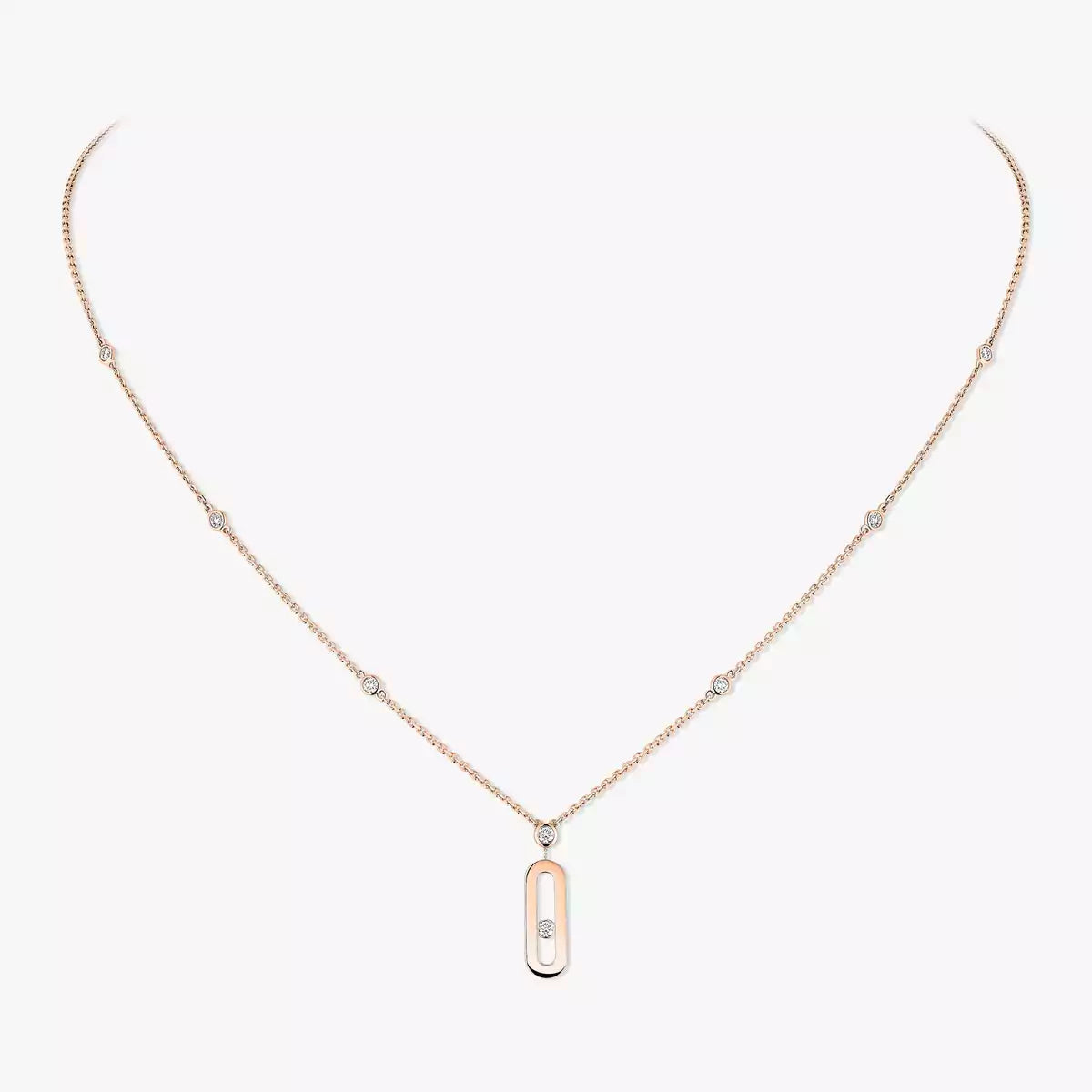 [Imperial Jewelrys] Move Uno Gold Diamond Long Necklace