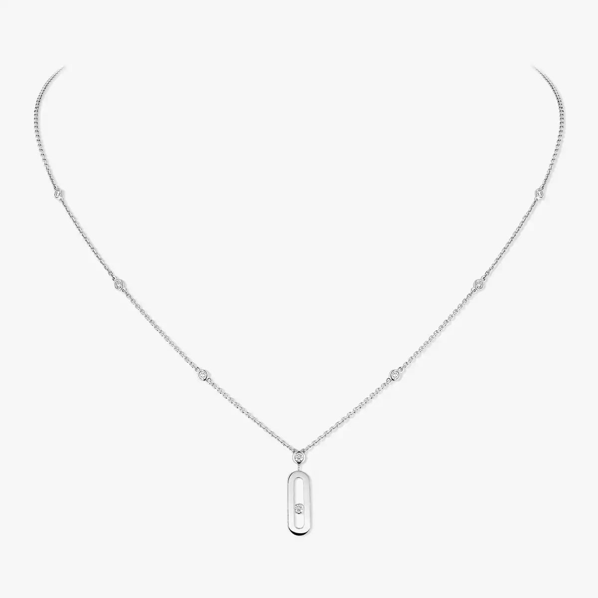 [Imperial Jewelrys] Move Uno Gold Diamond Long Necklace