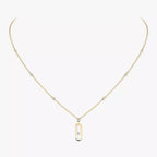 [Imperial Jewelrys] Move Uno Gold Diamond Long Necklace
