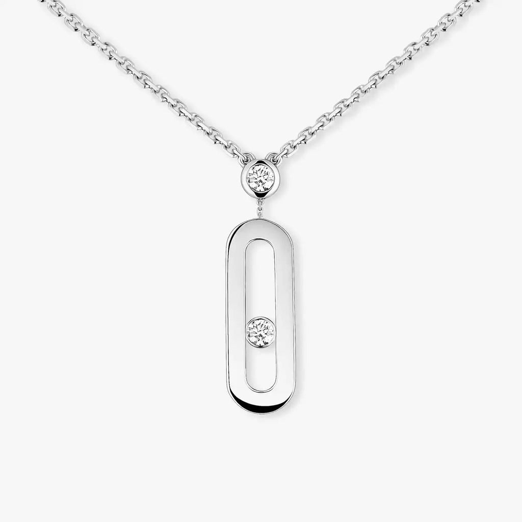 [Imperial Jewelrys] Move Uno Gold Diamond Long Necklace