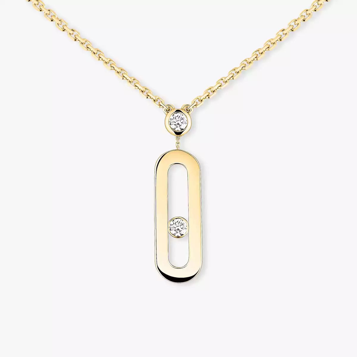 [Imperial Jewelrys] Move Uno Gold Diamond Long Necklace