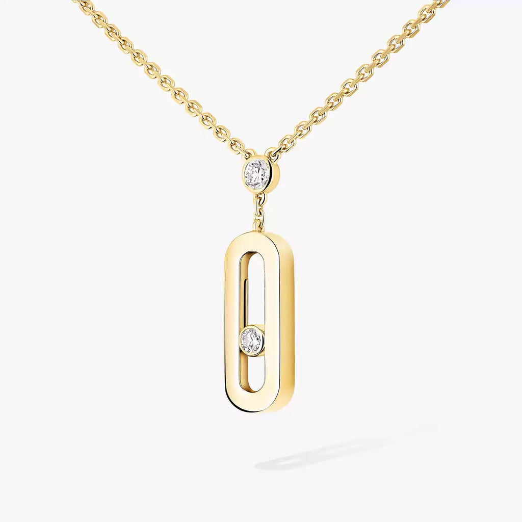 [Imperial Jewelrys] Move Uno Gold Diamond Long Necklace