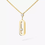 [Imperial Jewelrys] Move Uno Gold Diamond Long Necklace